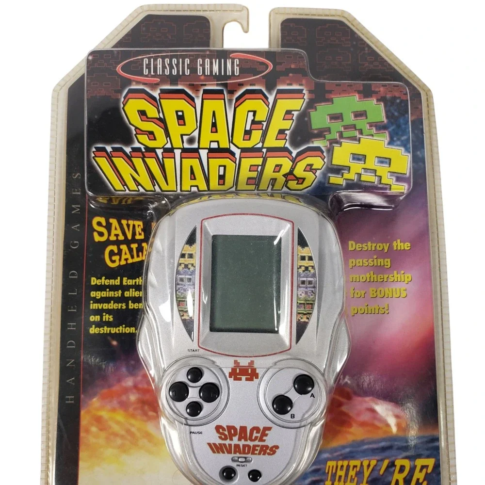 Classic Gaming Space Invaders‎ Handheld Game Electronic Retro Excalibur New